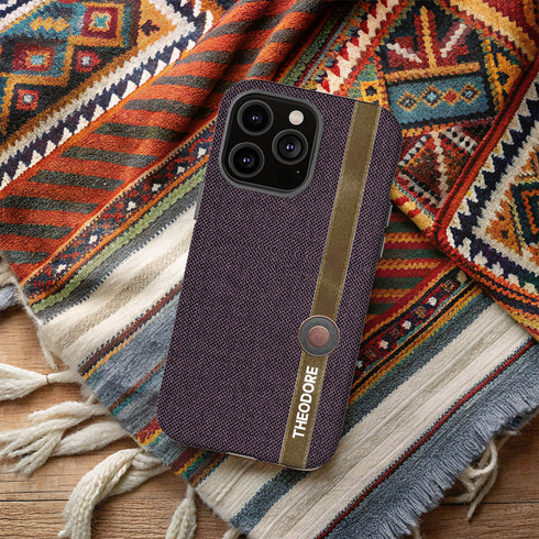 Personalized Cotton Fabric Denim iPhone Case